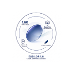 სათვალის ლინზა - Ormix Crizal Sapphire HR 1.6